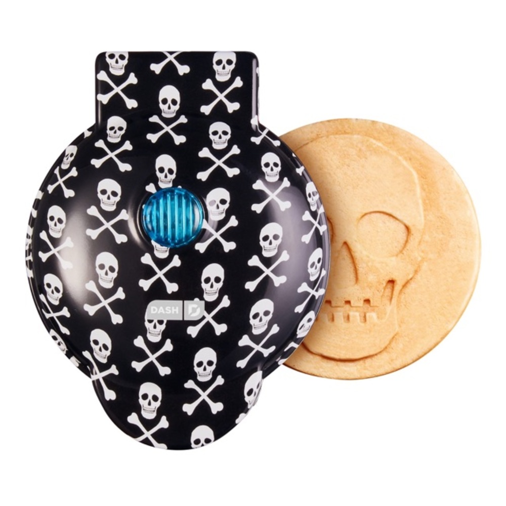 Dash Individual Skull Mini Waffle/Pancake Maker NIB